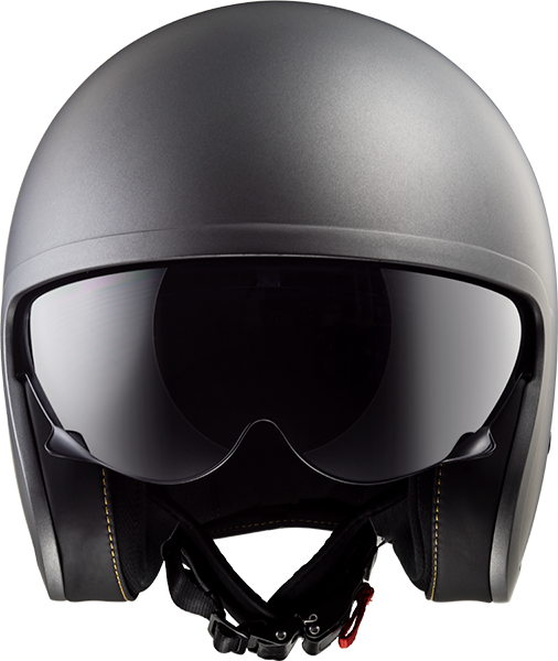 Jethelm LS2 Helmets 'Spitfire Solid' in mat titanium