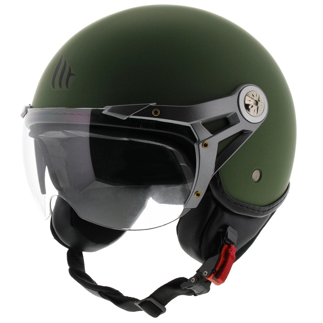 Jethelm MT Helmets 'Soul Retro' in mat groen