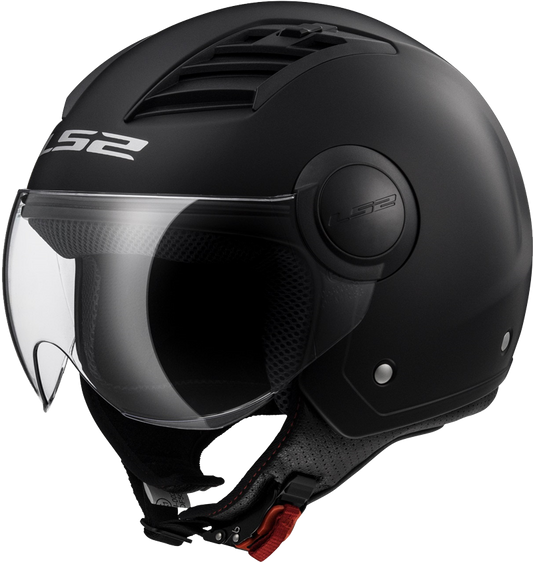 Jethelm LS2 Helmets 'Airflow' in mat zwart