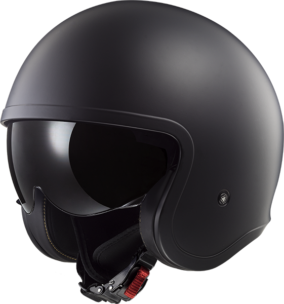 Jethelm LS2 Helmets 'Spitfire Solid' in mat zwart