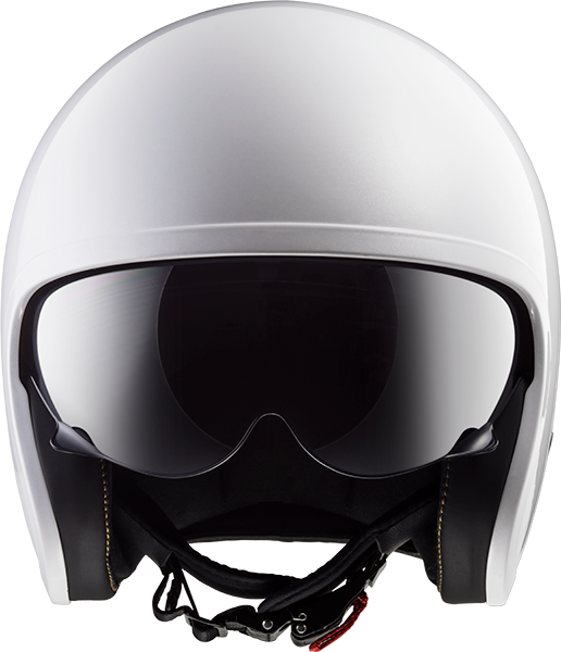 Jethelm LS2 Helmets 'Spitfire Solid' in glans wit