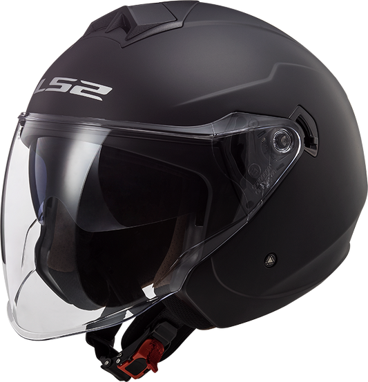 Jethelm LS2 Helmets 'Twister Single Mono' in mat zwart