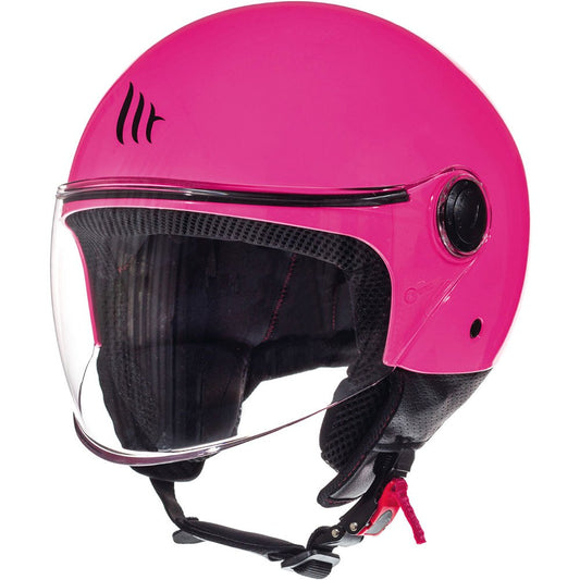Jethelm MT Helmets 'Street Solid' in glans roze